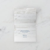 スイカ素朴ウッドスクリプト結婚の感謝 カード (内部)