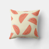 スイカ絵画の クッション (裏面)