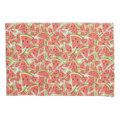 スイカ緑 枕カバー (正面)