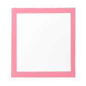 スイカ縁どピンクメモ帳 ノートパッド (正面)