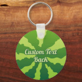 スイカ背景キーチェーン キーホルダー (裏面)