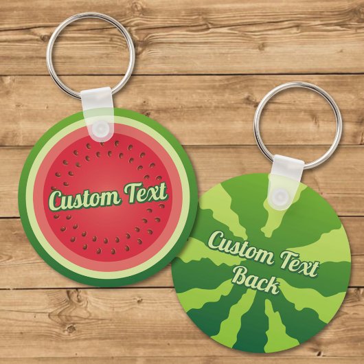 スイカ背景キーチェーン キーホルダー