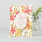 スイカ花招待状 招待状 (スタンド正面)