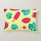 スイカ葉のイチゴ アクセントクッション (裏面)