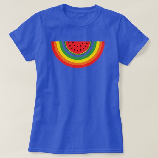 スイカ虹 Tシャツ (デザイン正面)