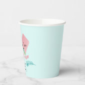 スイカ誕生日の女の子/メロンに1人 紙コップ (左)