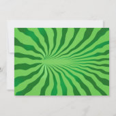 スイカ誕生日の招待状1st誕生日パーティー 招待状 (裏面)