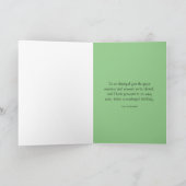 スイカ誕生日グリーティングカード カード (内部)