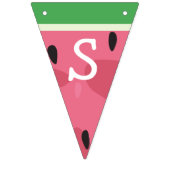 スイカ誕生日バナー バンティングフラッグ (第1の旗)