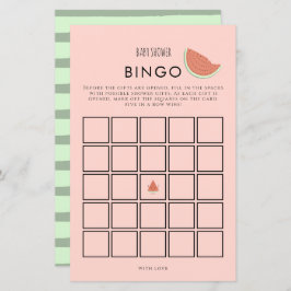 スイカ誕生日パーティビンゴゲーム