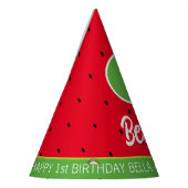 スイカ誕生日パーティーハット パーティーハット (左)