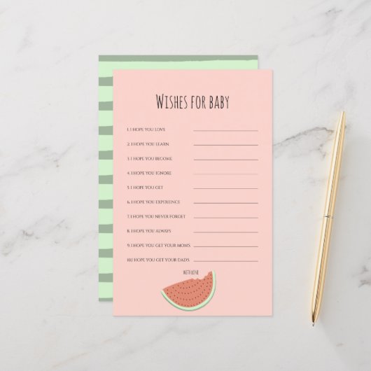 スイカ誕生日パーティーベビー (正面/裏面インサイチュ)