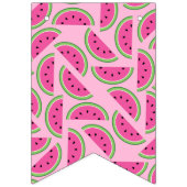 スイカ誕生日パーティー バンティングフラッグ (第1の旗)