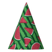 スイカ誕生日パーティー パーティーハット (左)