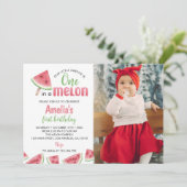 スイカ誕生日招待状 招待状 (スタンド正面)