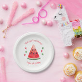 スイカ誕生日 ペーパープレート (パーティー)