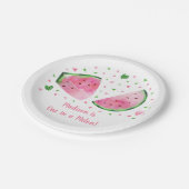 スイカ誕生日 ペーパープレート (アングル)