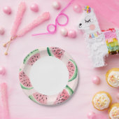 スイカ誕生日 ペーパープレート (パーティー)