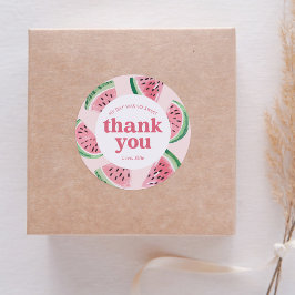 スイカ誕生日 ラウンドシール