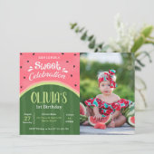 スイカ誕生日 招待状 (スタンド正面)