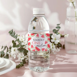 スイカ誕生日、1つのメロン誕生日パーティー ペットボトルラベル