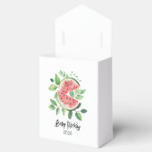 スイカ赤ちゃんガールシャワー フェイバーボックス (オープン)