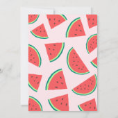 スイカ赤ちゃんシャワー招待状 招待状 (裏面)