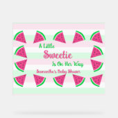 スイカ赤ちゃんシャワー アクリルサイン (正面)