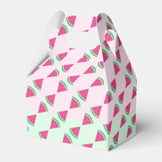 スイカ赤ちゃんシャワー フェイバーボックス (裏面サイド)