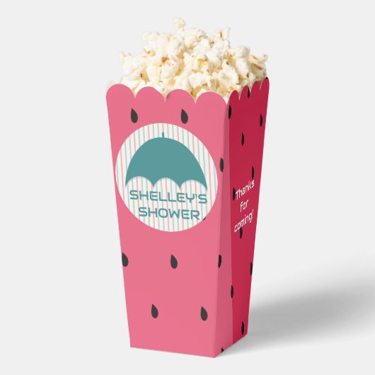 スイカ赤ちゃんシャワー フェイバーボックス (はじけた状態)