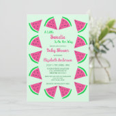 スイカ赤ちゃんシャワー 招待状 (スタンド正面)