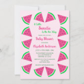 スイカ赤ちゃんシャワー 招待状 (正面)