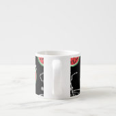 スイカ車、夏のパターン。 エスプレッソカップ (裏面)