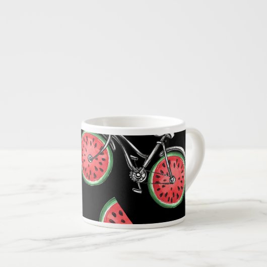 スイカ車、夏のパターン。 エスプレッソカップ (正面右)