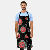 スイカ車、夏のパターン。 エプロン (着用した状態)