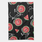 スイカ車、夏のパターン。 キッチンタオル (縦)