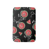 スイカ車、夏のパターン。 バスマット (正面縦)