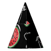 スイカ車、夏のパターン。 パーティーハット (裏面)