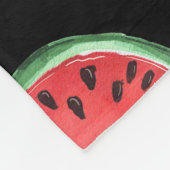 スイカ車、夏のパターン。 フリースブランケット (角)