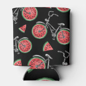 スイカ車、夏のパターン。 缶クーラー (裏面)