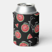 スイカ車、夏のパターン。 缶クーラー (缶裏面)