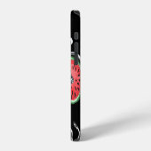 スイカ車、夏のパターン。 iPhoneケース (左側面)