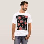 スイカ車、夏のパターン。 Tシャツ (正面フル)
