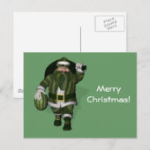 スイカ農家サンタクロース シーズンポストカード (正面/裏面)