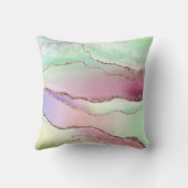 スイカ酸 | Neo Mint GreenとCassis Pink クッション (裏面)