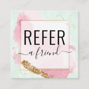 スイカ金ゴールドサロンフレンド紹介カードを参照 スクエア名刺