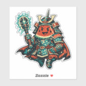 スイカ銀河の将軍 — ビンテージコズミックサムライ シール (シート)