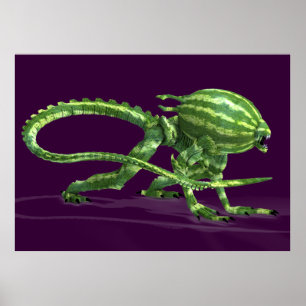 スイカ銀河系生物 ポスター