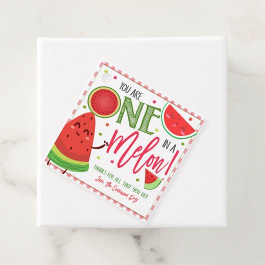 スイカ鑑賞ギフトラベル フェイバータグ (インサイチュ)