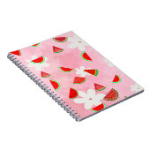 スイカ開花-おもしろい夏の花パターン» ノートブック (右側)